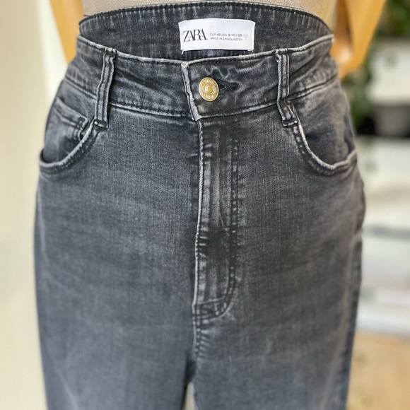 2 Pairs of Zara Black Skinny Jeans - Size 8 - Picture 3 of 10